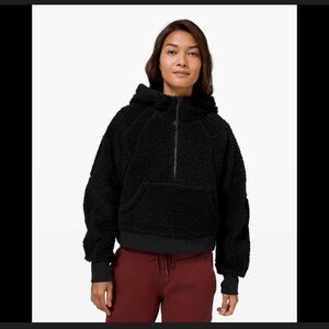Lululemon black scuba Fleece Hoodie